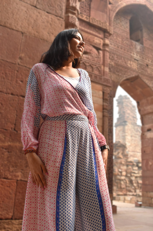 Isha Printed Wrap top zohaonline