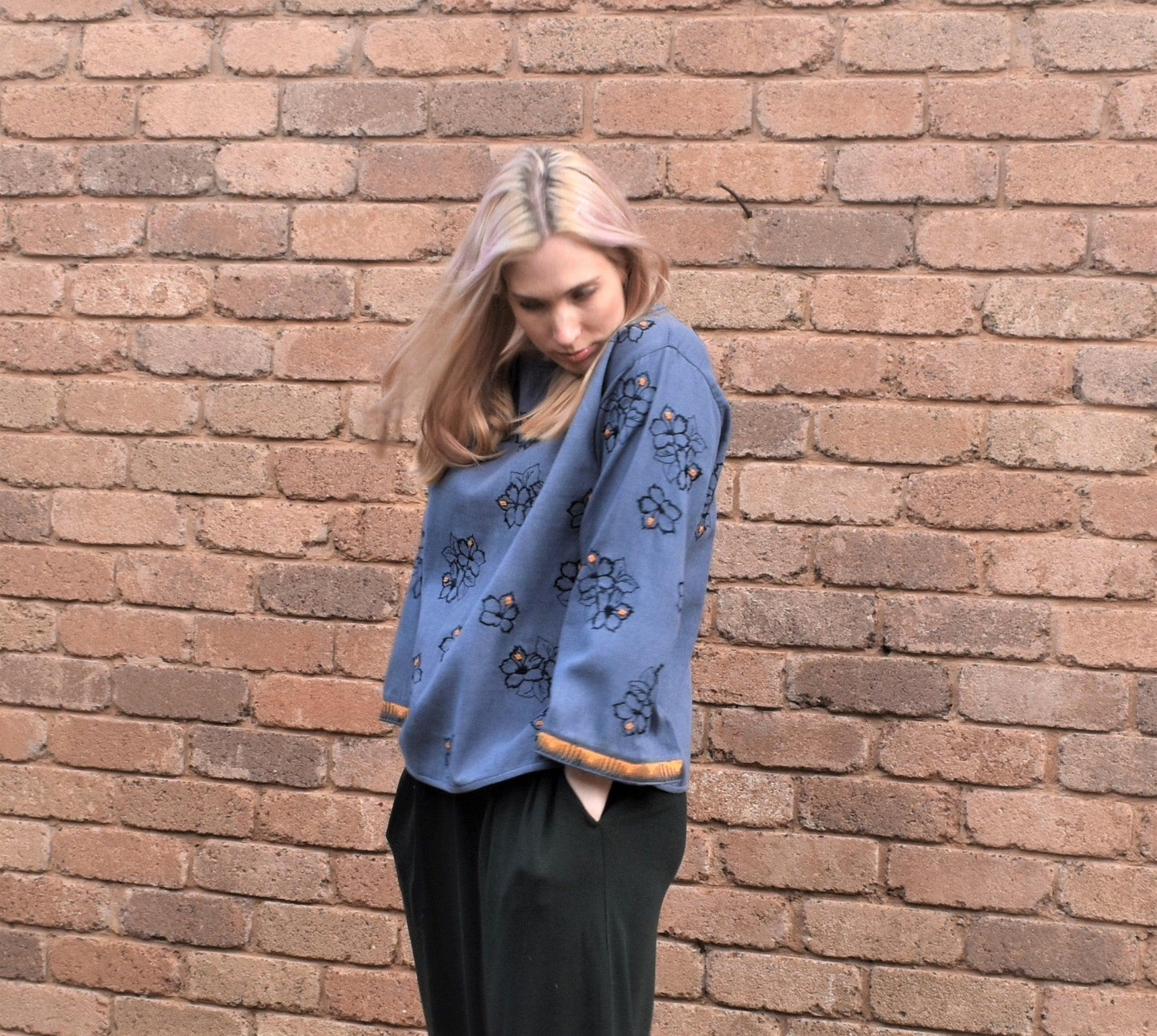 ARABELLA FLORAL EMBROIDERED TOP - zohaonline