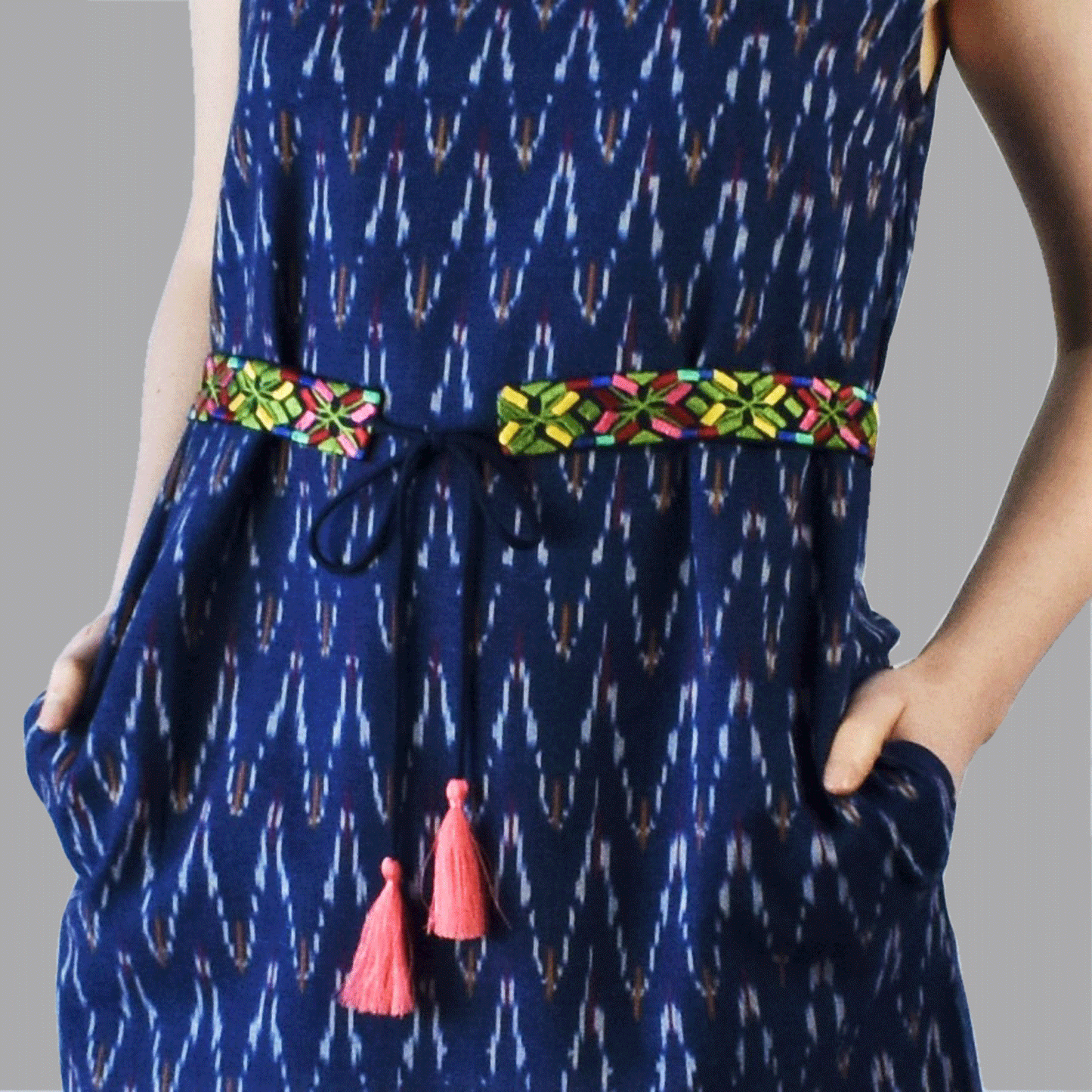 LUDA EMBROIDERED BELT - zohaonline