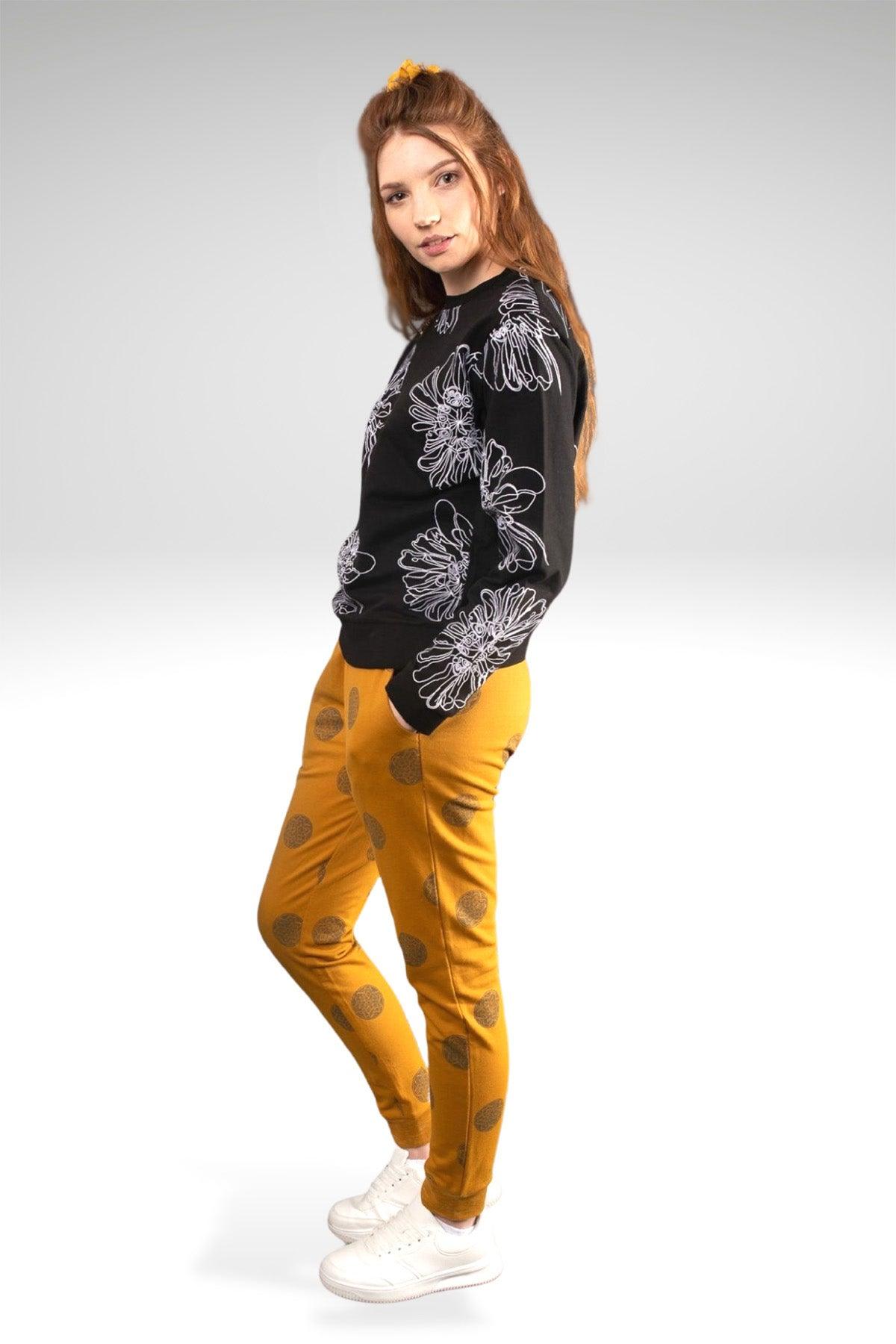 LETICIA EMBROIDERED KNIT SWEATSHIRT - zohaonline