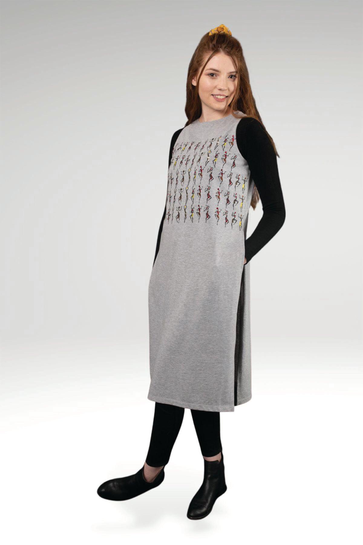 AIDAN EMBROIDERED KNIT MAXI TOP - zohaonline