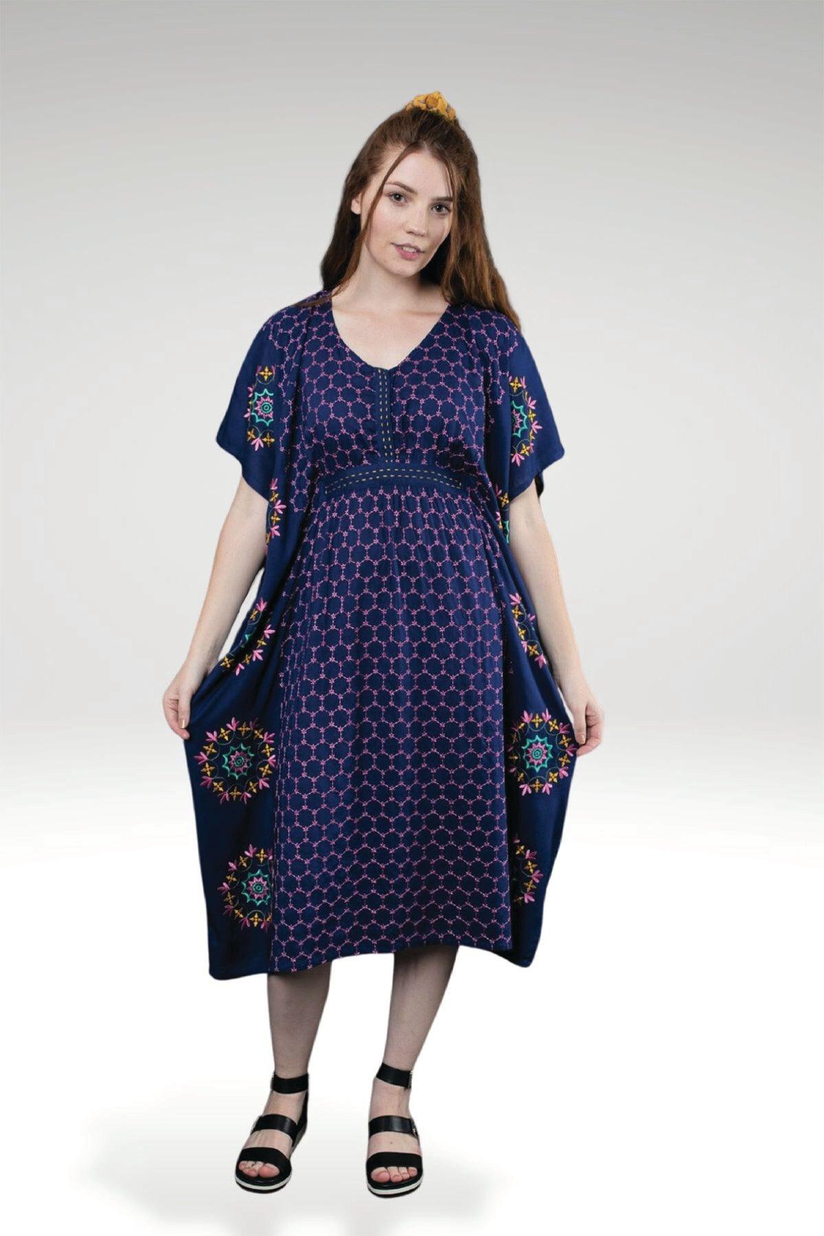 PERSIS EMBROIDERED KAFTAN - zohaonline