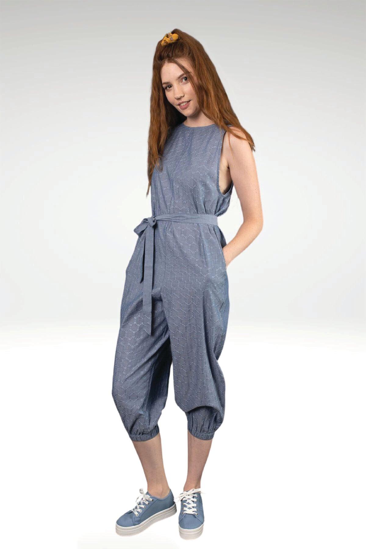 REHAN EMBROIDERED JUMPSUIT - zohaonline